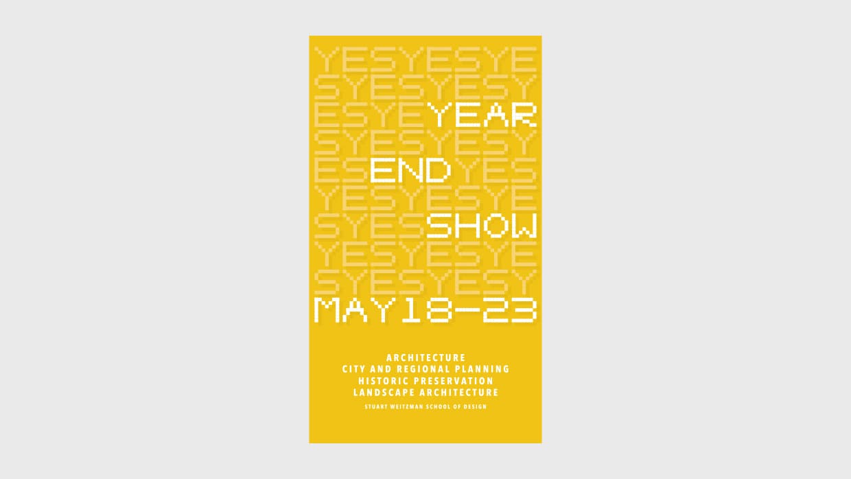 Year End Show branding, image 1